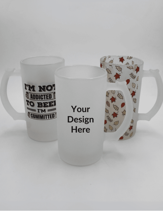 Customised Frosted Beer Mug